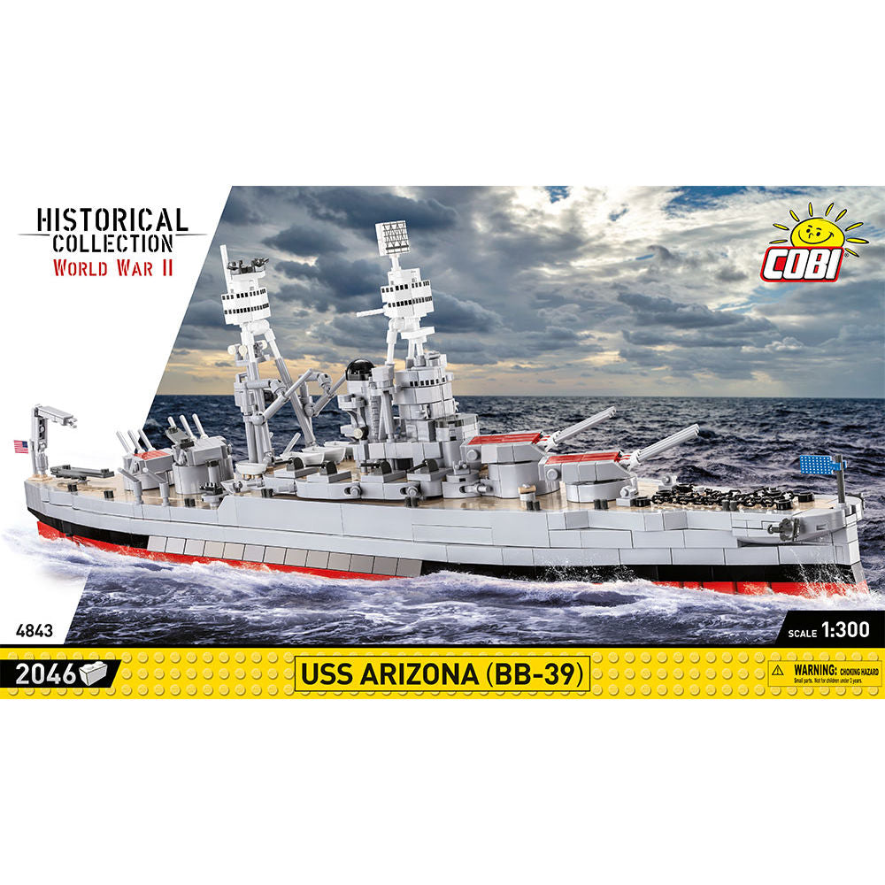 COBI Battleship USS Arizona (BB-39): Set #4843