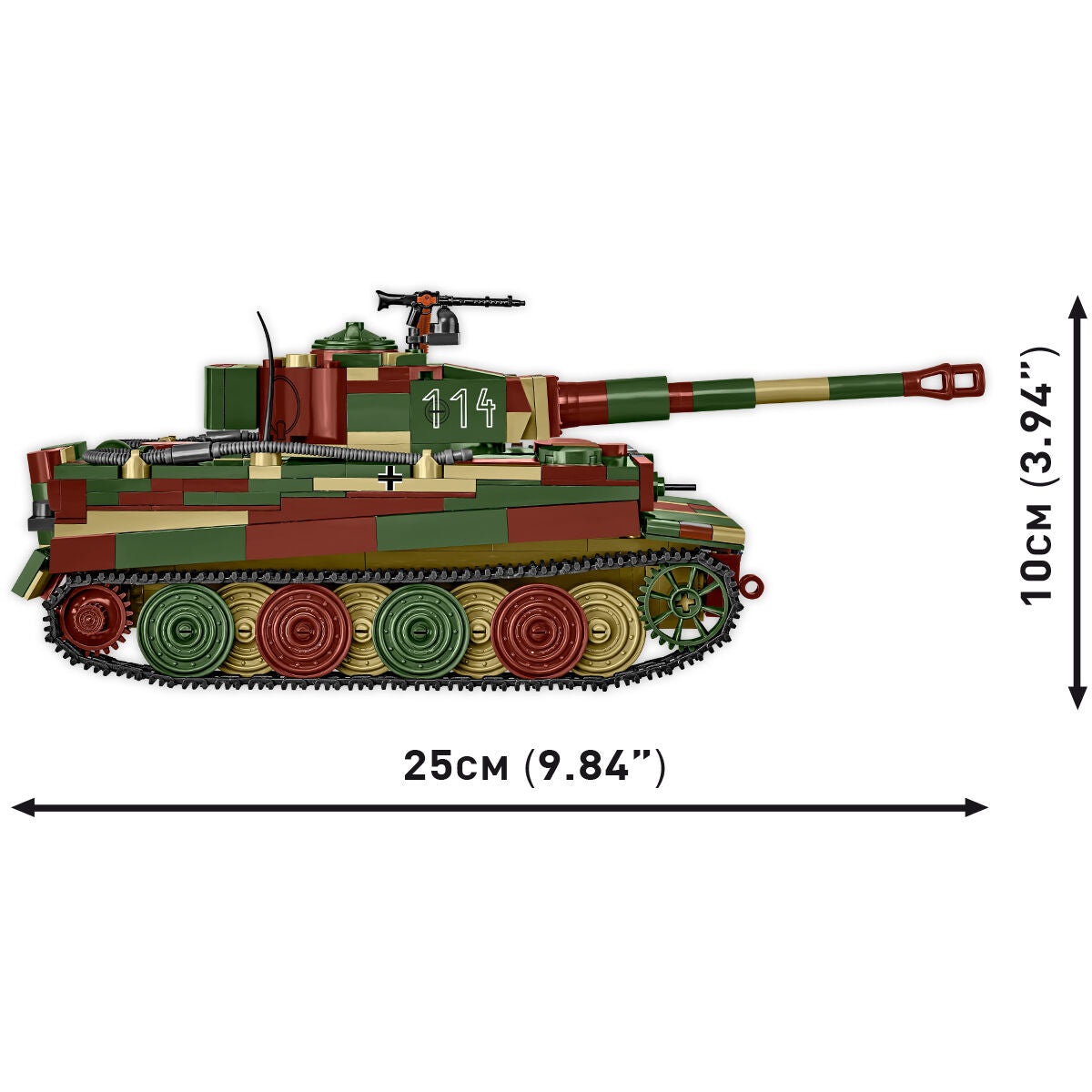 COBI Pz.Kpfw. VI Tiger Ausf. E Tank : Set #3124