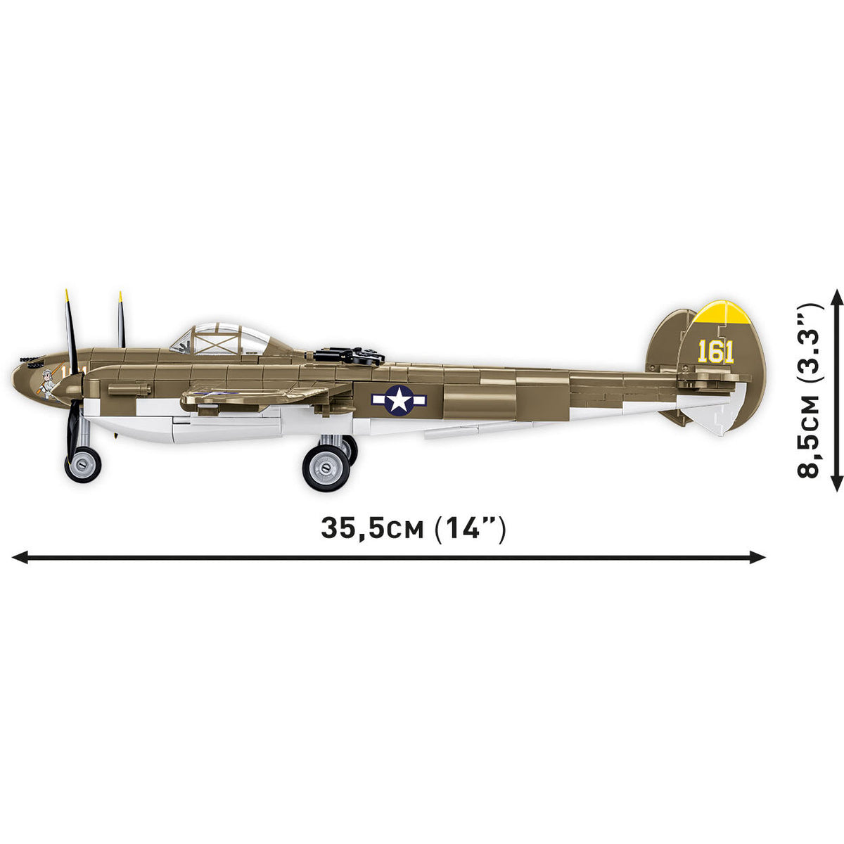 COBI Lockheed P-38 Lightning (H) Fighter : Set #5763