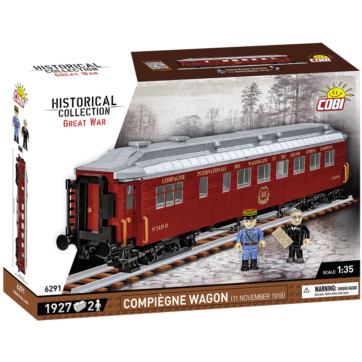 Vagón de tren COBI Compiègne (11 de junio de 1918): Conjunto n.º 6291