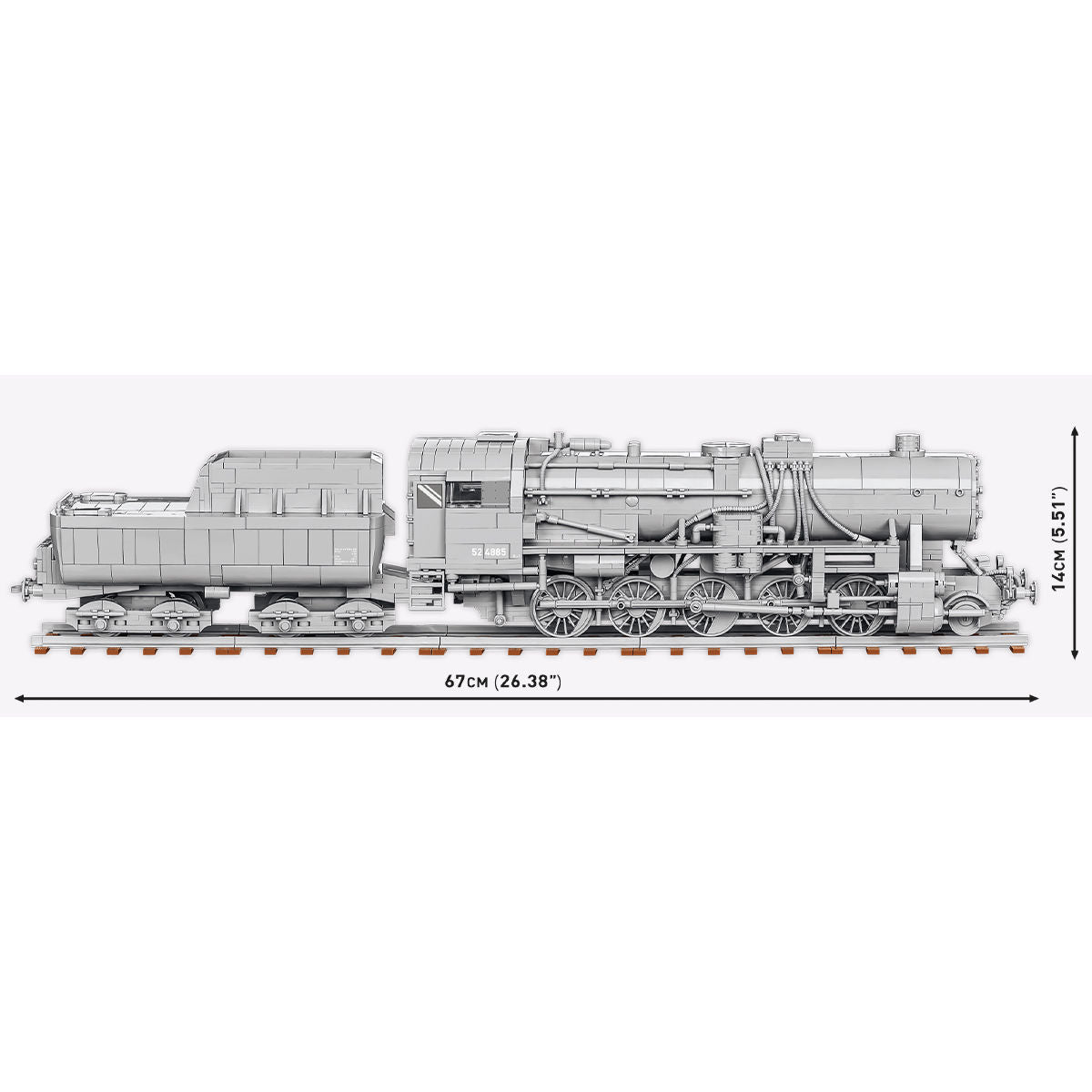 COBI Kriegslokomotive Baureihe 52 Locomotive : Set #6281