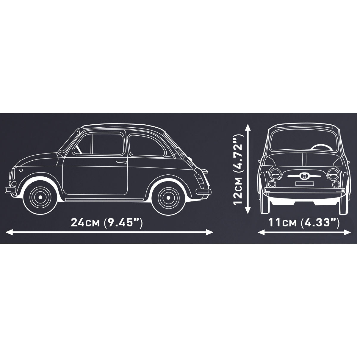 COBI Fiat Abarth 595 Car: Set #24354