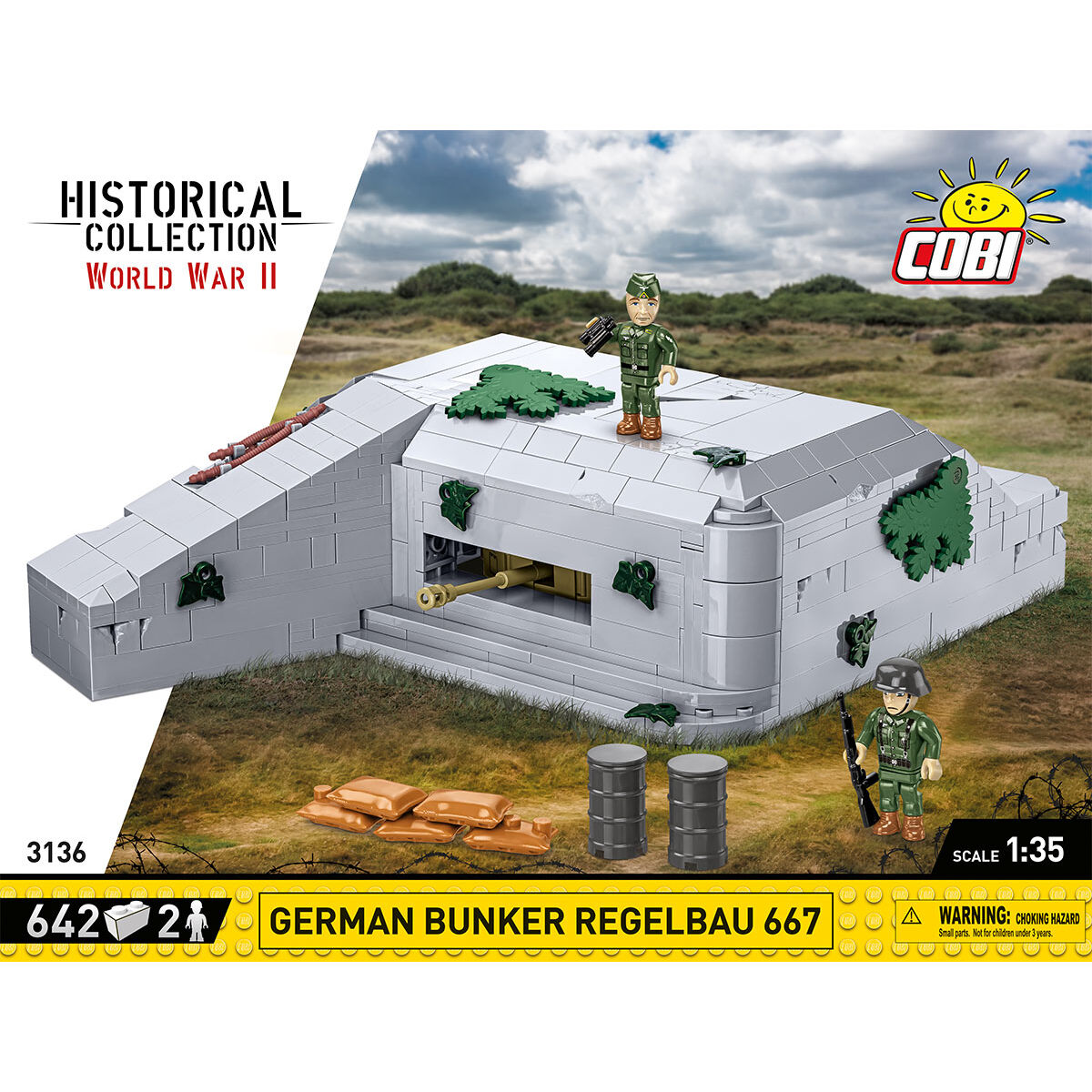 COBI Regelbau 667 German Bunker : Set #3136