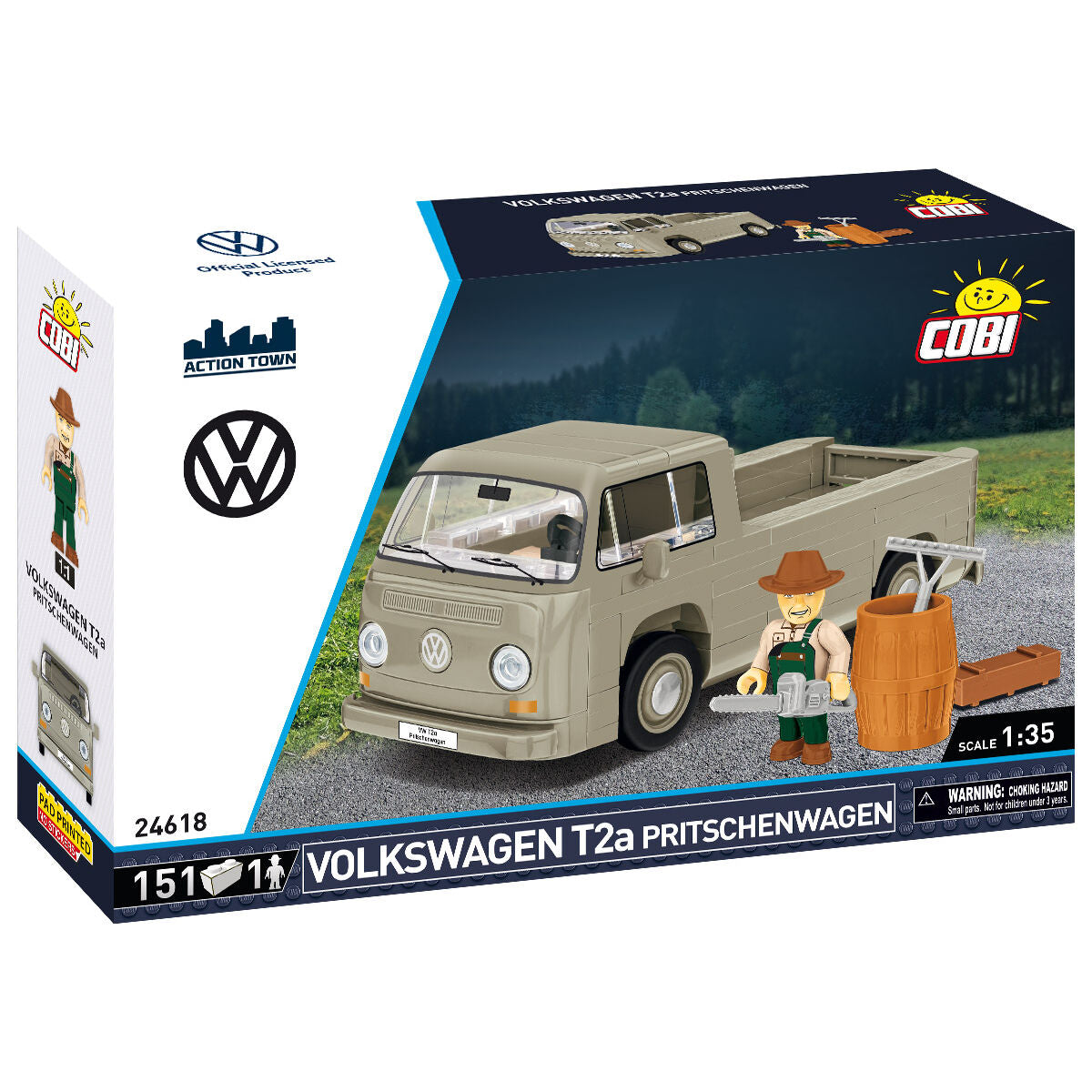 COBI Volkswagen T2a Pritschenwagen Furgoneta: Set #24618