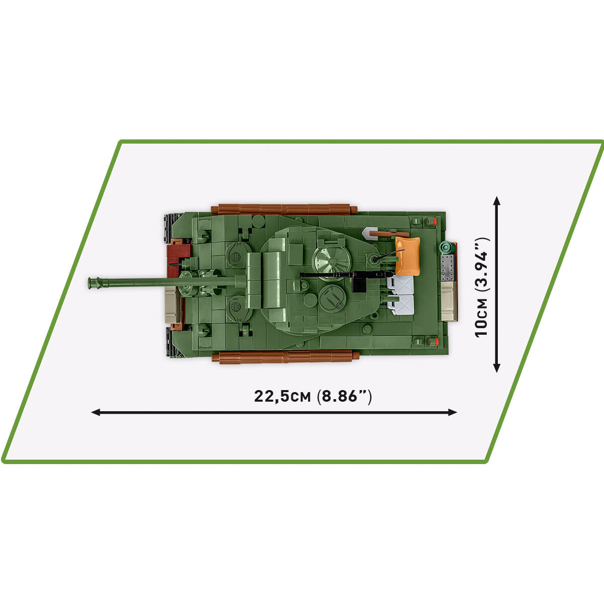 COBI Sherman M4A2E8(76)W Tank : Set #3118