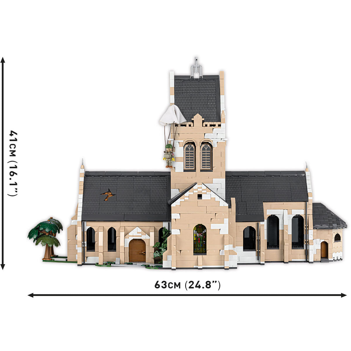 COBI Sainte-Mere-Eglise Church: Set #2299