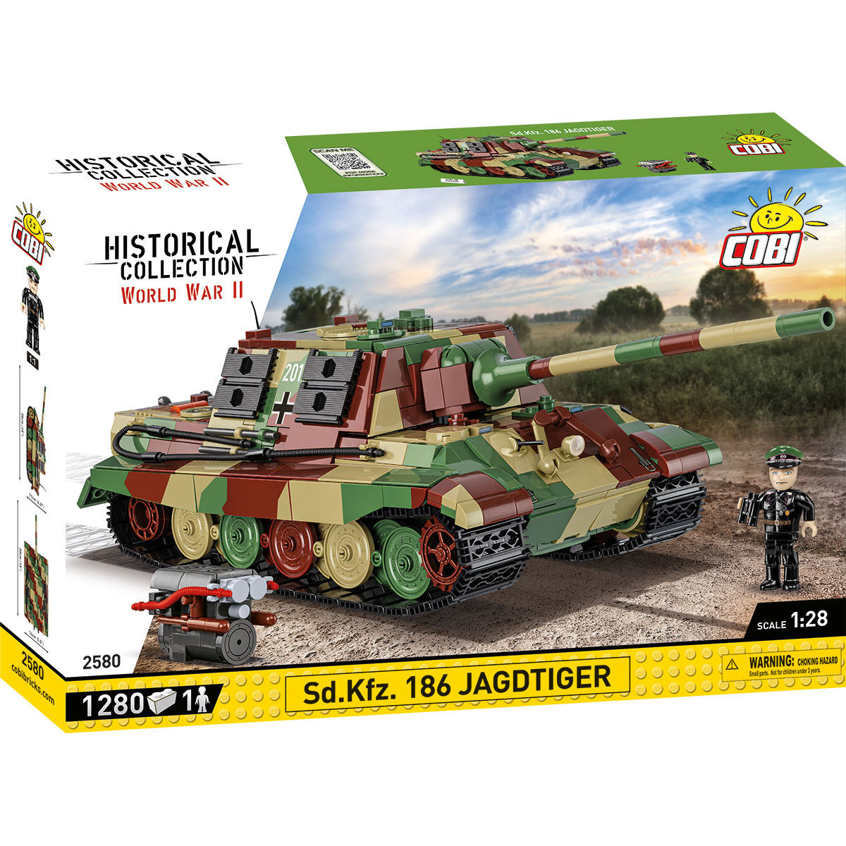 COBI PanzerJäger Tiger Heavy Tank Destroyer : Set #2580