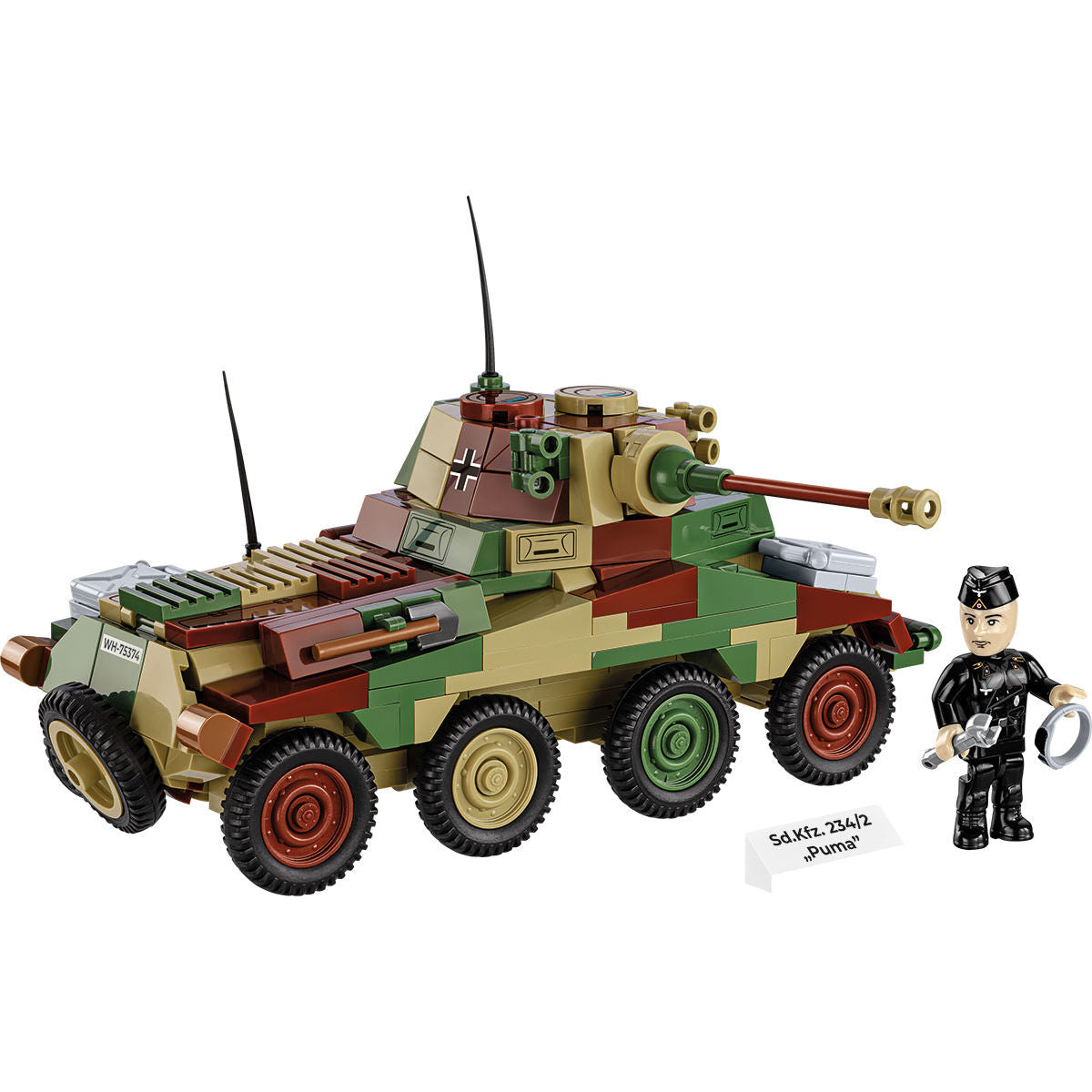 COBI Sd.Kfz. 234/2 PUMA Armored Vehicle : Set #2287