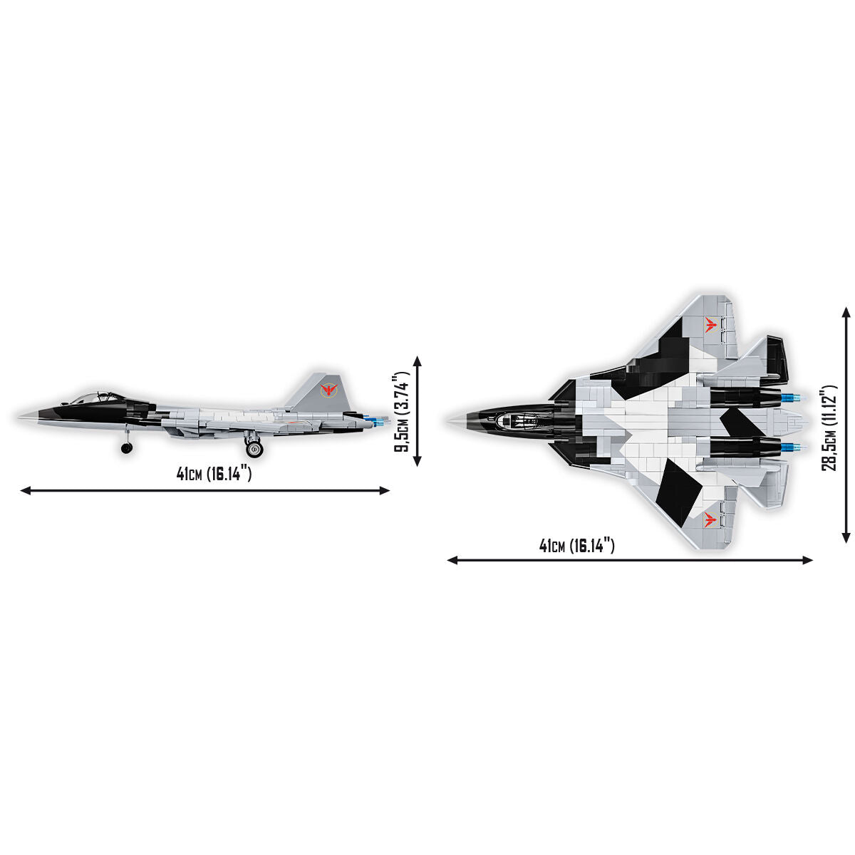 COBI TOP GUN Su-57 FELON Fighter: Set #5921