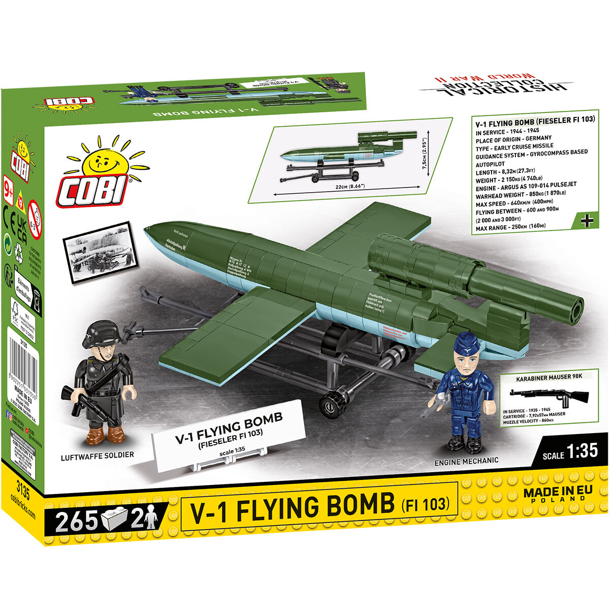 COBI V-1 Flying Bomb (FI 103) : Set #3135