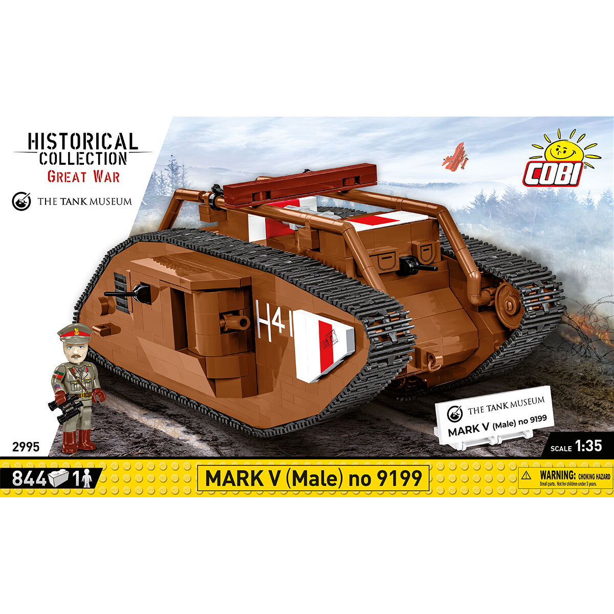 COBI Mark V (Male) no C.9199 Tank : Set #2995