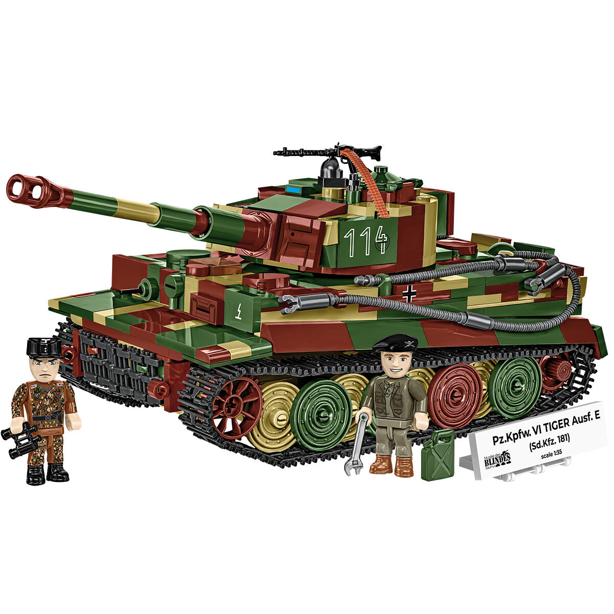 COBI Pz.Kpfw. VI Tiger Ausf. E Tank : Set #3124
