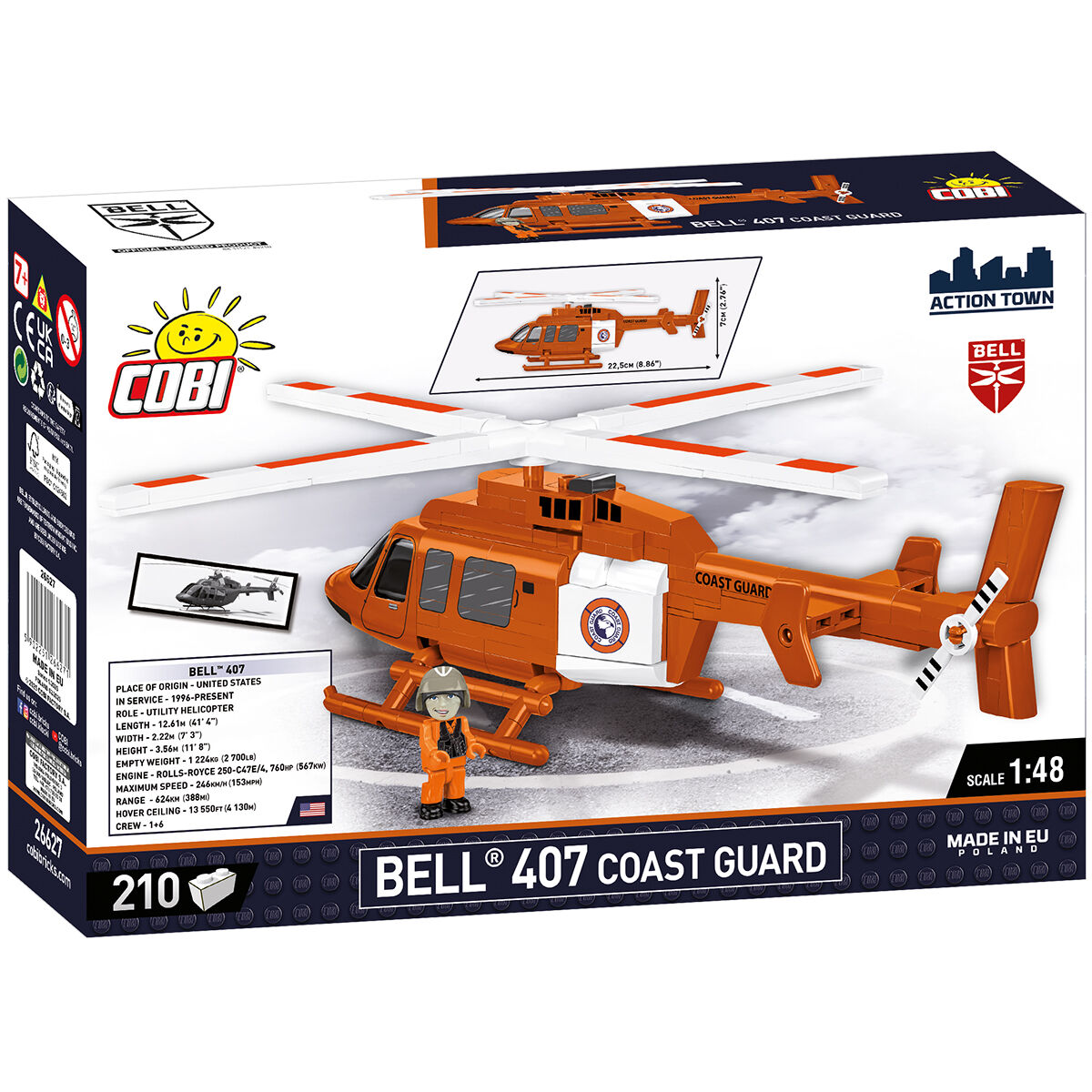 Helicóptero de la Guardia Costera COBI Bell 407: Conjunto n.° 26627