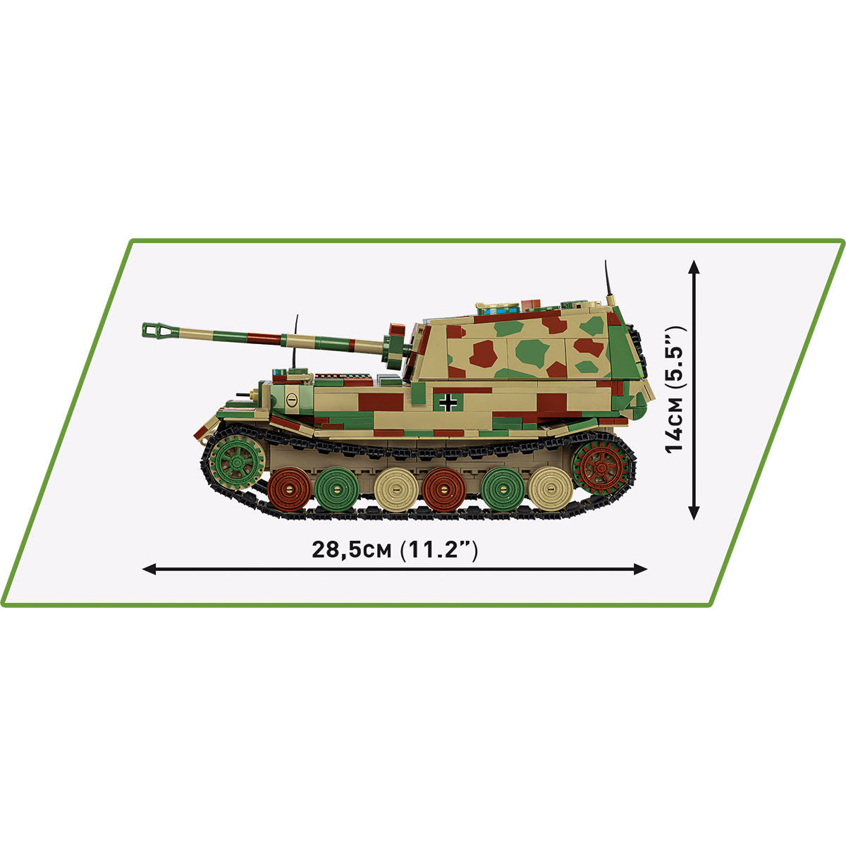 COBI PanzerJager Tiger (P) Elefant Tank Destroyer : Set #2582