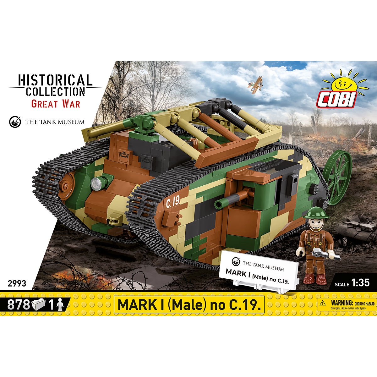 COBI Mark I (Male) no C.19. Tank : Set #2993