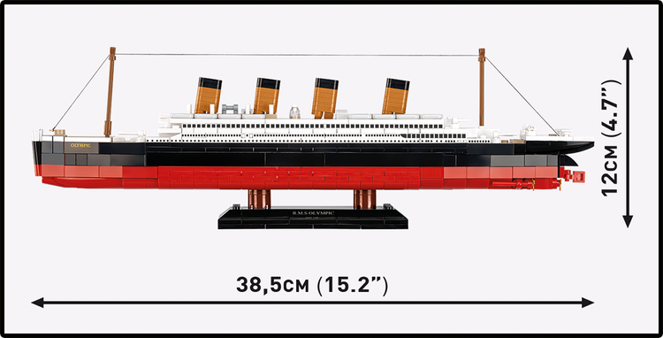 Transatlántico COBI RMS Olympic: Serie n.° 1687