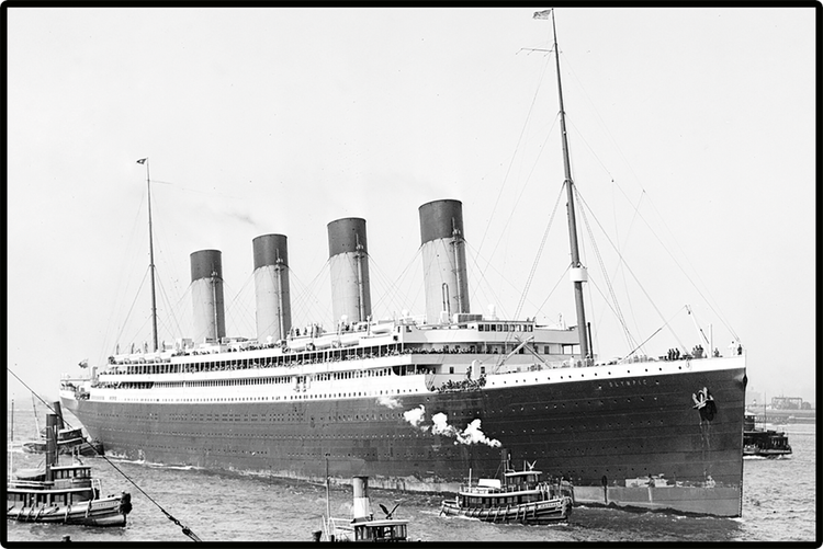 Transatlántico COBI RMS Olympic: Serie n.° 1687