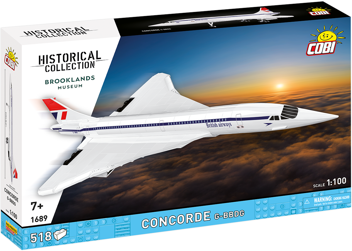 Avión de pasajeros COBI Concorde G-BBDG: Serie n.° 1917