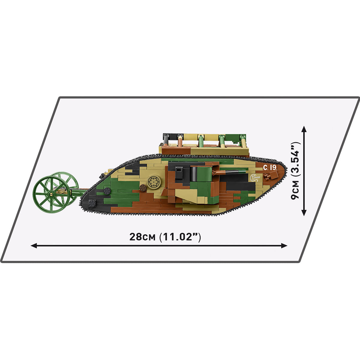 COBI Mark I (Male) no C.19. Tank : Set #2993