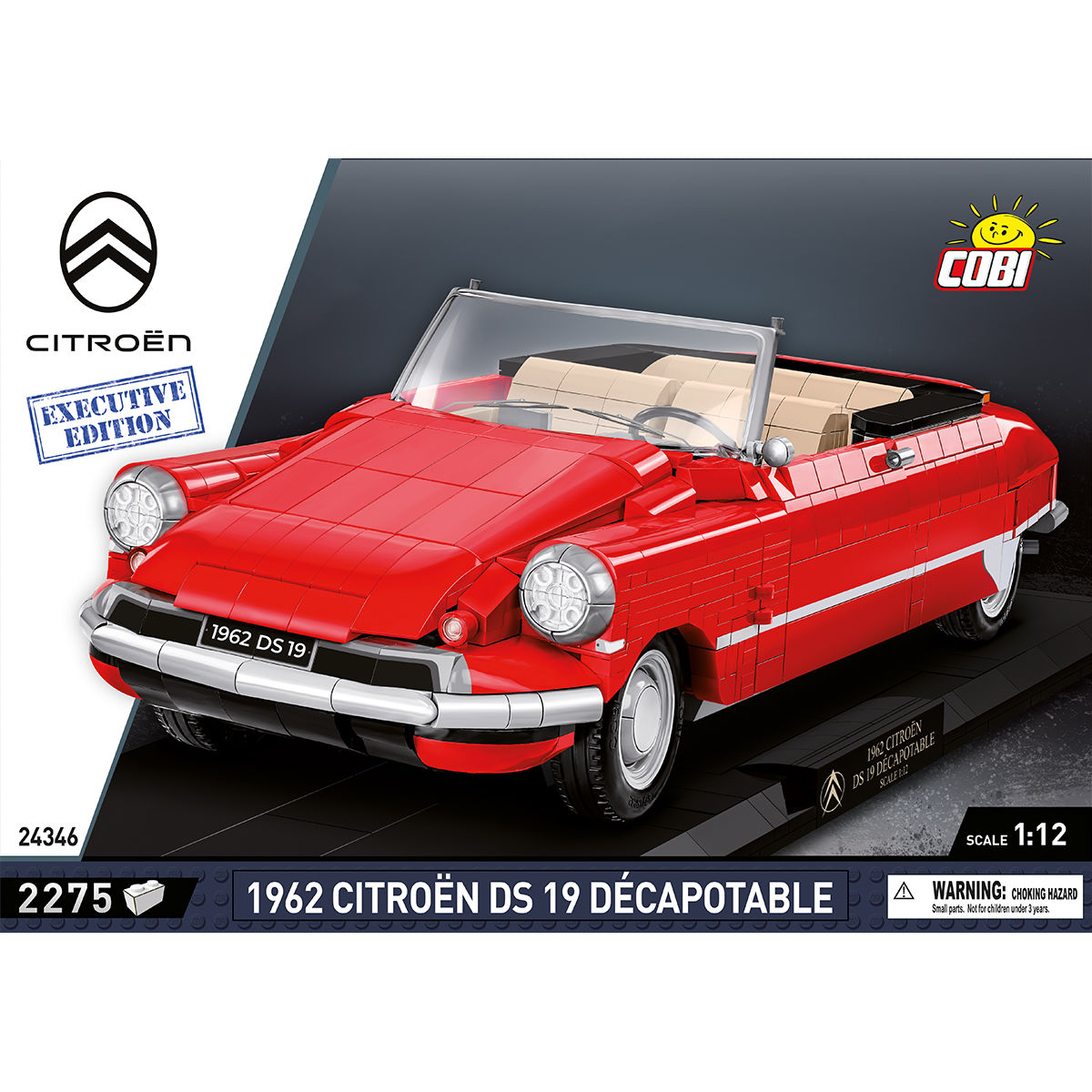 COBI EXECUTIVE EDITION 1962 Citroen DS 19 Decapotable: Set #24346