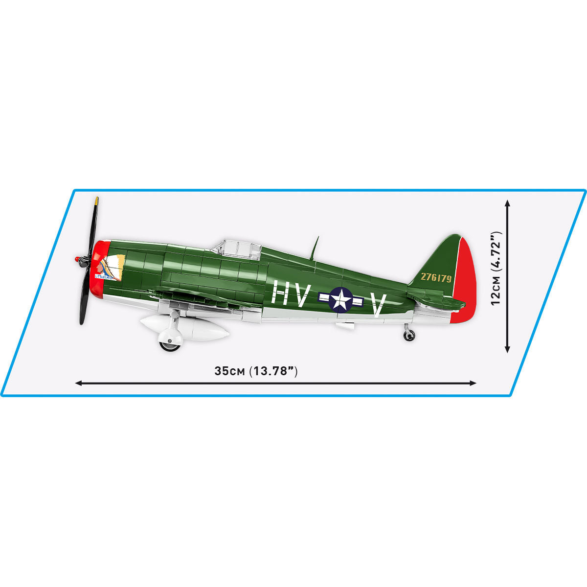 Avión COBI P-47 Thunderbolt: Colección n.° 5737