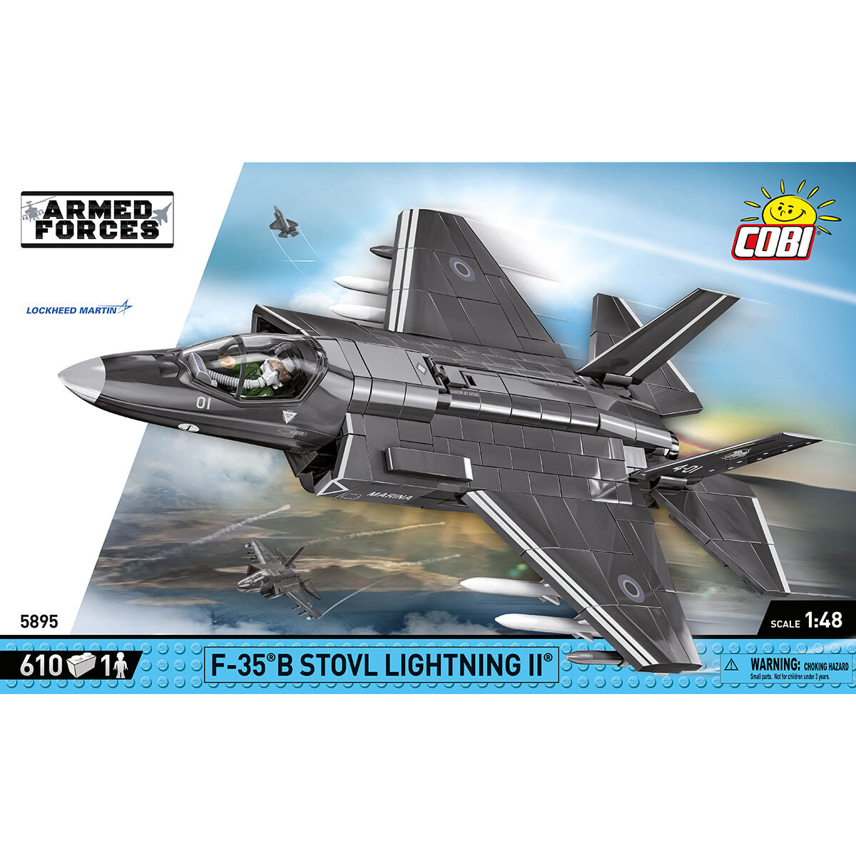 Avión de combate COBI F-35B STOVL Lightning II: Conjunto n.° 5895