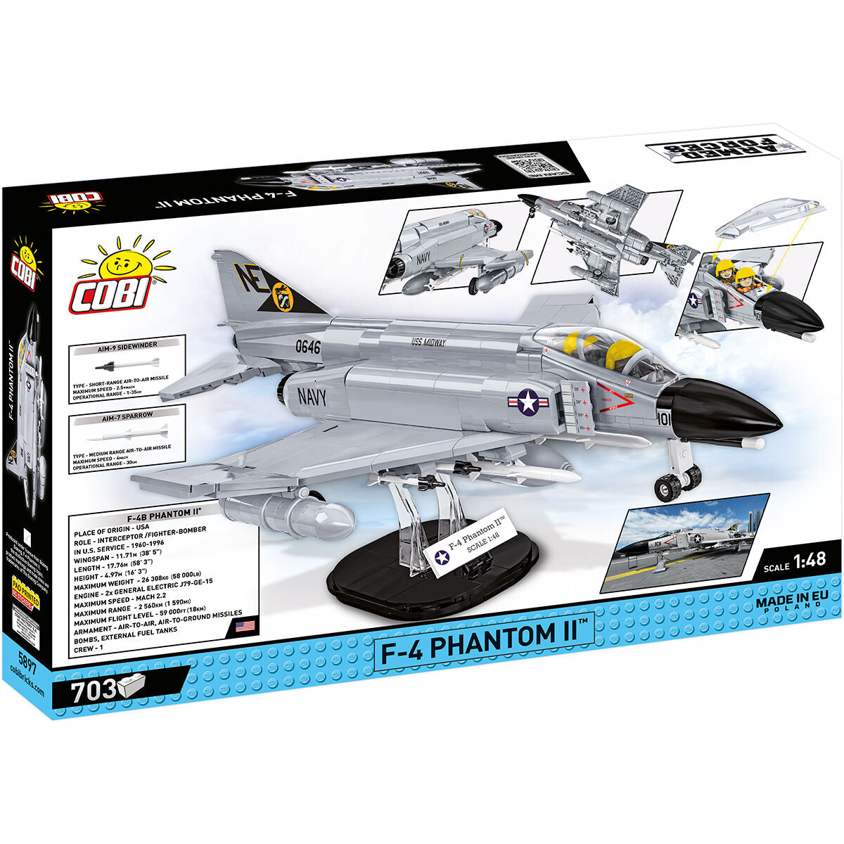 COBI F-4 Phantom II Jet Fighter: Set #5897