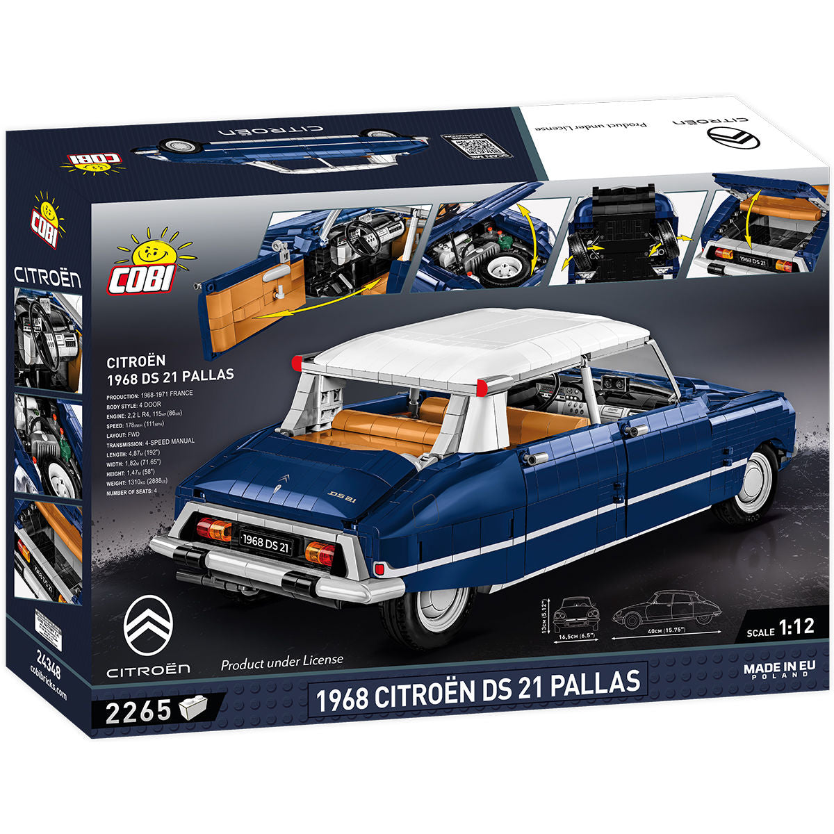 COBI 1968 Citroën DS 21 Pallas: Set #24348