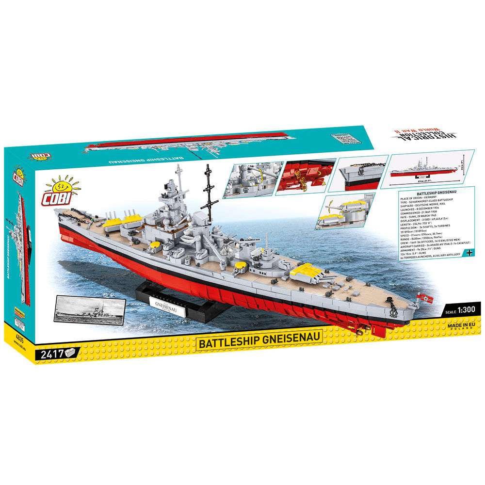 COBI Battleship Gneisenau: Set #4835