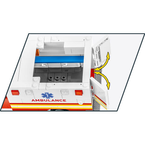 Ambulancia COBI DODGE Ram 3500: Juego #24609