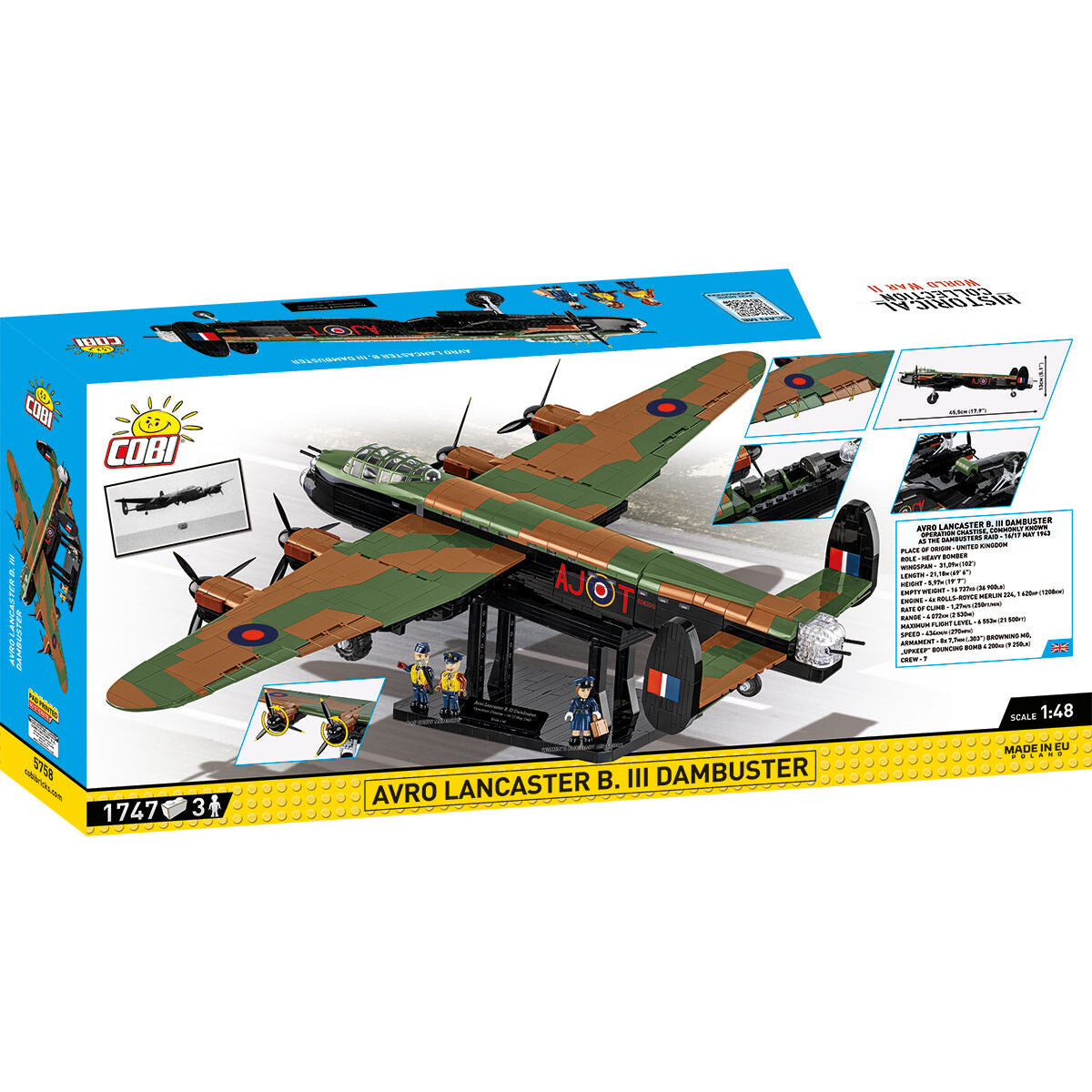 COBI EDICIÓN EJECUTIVA AVRO Lancaster B. III Dambuster: Serie n.° 5758