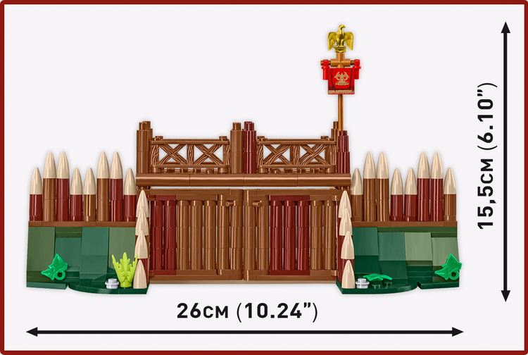 COBI IMPERIUM ROMANUM Roman Camp - Gate: Set #20077