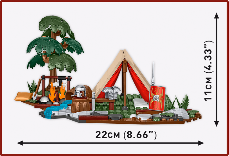 COBI IMPERIUM ROMANUM Roman Camp - Tent: Set #20078