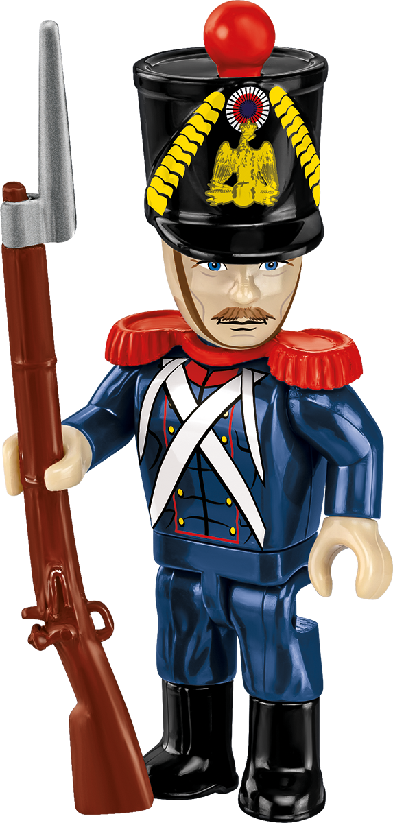 COBI GUERRAS NAPOLEÓNICAS Artillero y cañón francés: Set n.° 20093