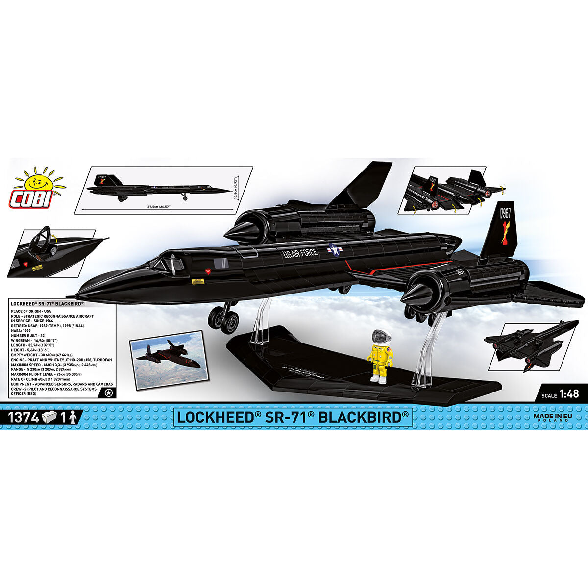 COBI Lockheed SR-71 Blackbird : Set #5891