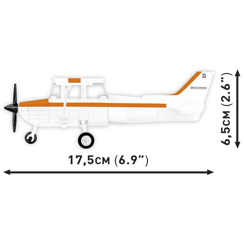 COBI Cessna 172 Skyhawk Aircraft (Orange): Set #26623