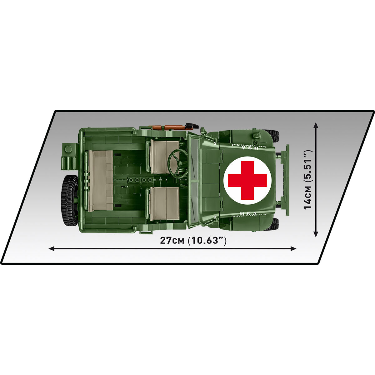 COBI JEEP Willys MB Medical: Juego n.° 2806