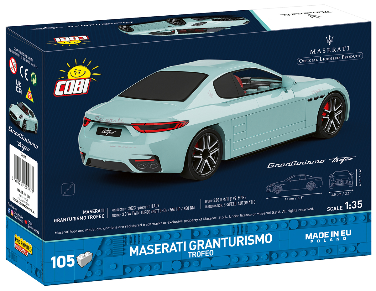 COBI Maserati Granturismo Trofeo Car: Set #24577