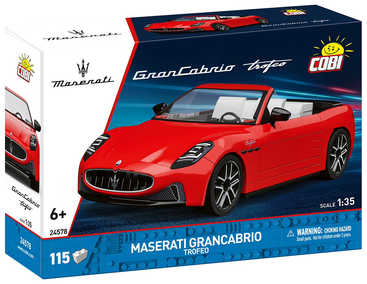 COBI Maserati Grancabrio Trofeo Convertible Car: Set #24578