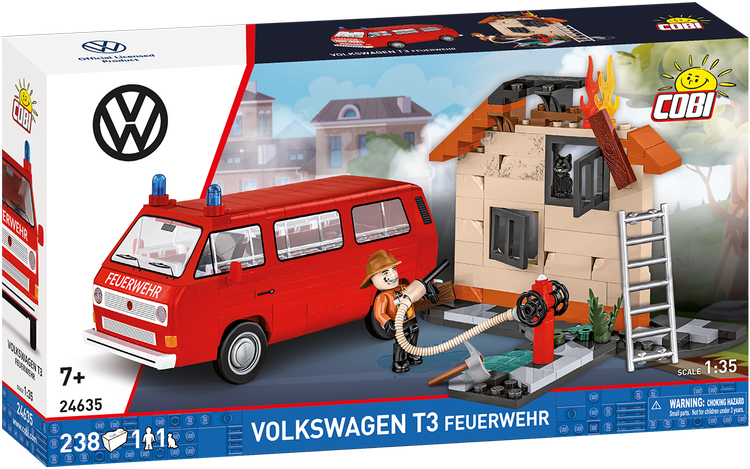 Furgoneta COBI Volkswagen T3 Feuerwehr (camión de bomberos): Set #24635