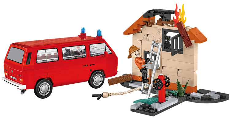 COBI Volkswagen T3 Feuerwehr (Fire Engine) Van: Set #24635