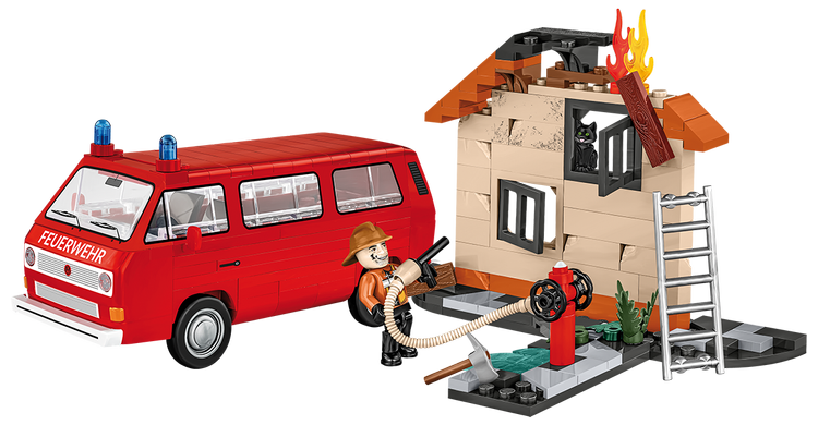 COBI Volkswagen T3 Feuerwehr (Fire Engine) Van: Set #24635