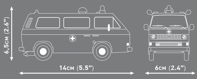 COBI Volkswagen T3 Krankenwagen (Ambulance) Van: Set #24636