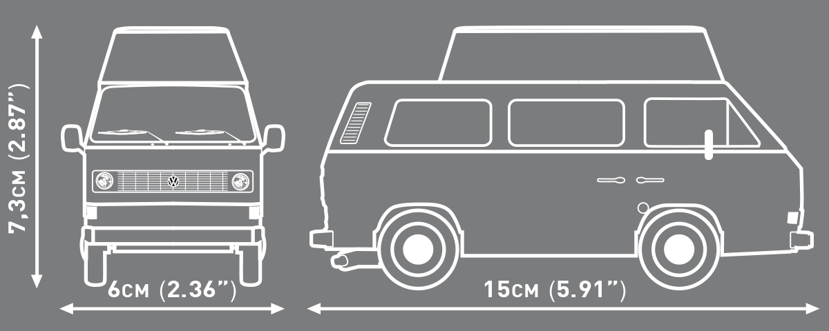 COBI Volkswagen T3 Camper Van: Set #24638