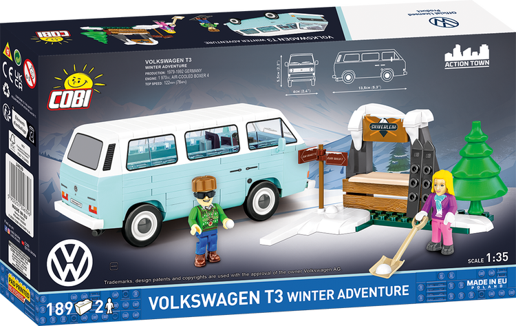 COBI Volkswagen T3 Winter Adventure Van: Set #24639