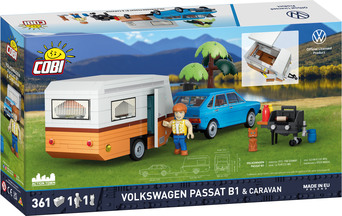 Remolque COBI Volkswagen Passat B1 y caravana: Juego #24643 