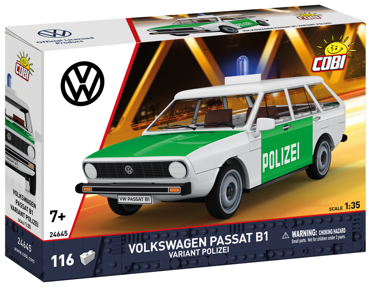 COBI Volkswagen Passat B1 Polizei Car: Set #24645