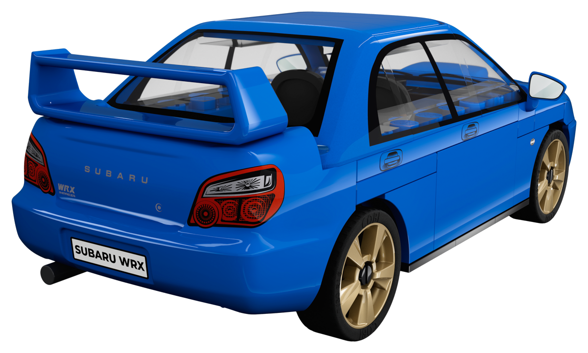 COBI Subaru Impreza WRX Car: Set #24648