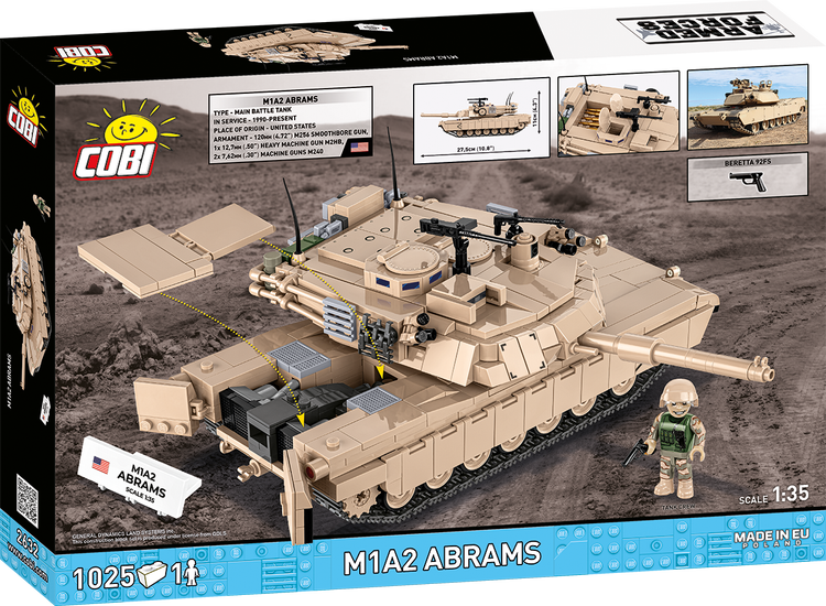 Tanque COBI M1A2 Abrams: Conjunto n.° 2632