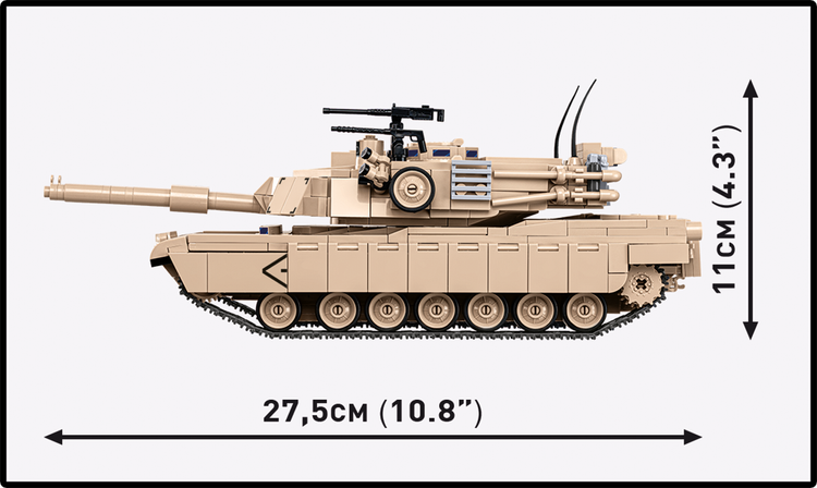 Tanque COBI M1A2 Abrams: Conjunto n.° 2632